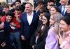 Prime Minister Robert Abela meets with students at Giovanni Curmi Higher Secondary