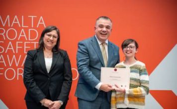 Children awarded for raising awareness on road safety