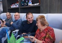 Prime Minister Robert Abela together with Parliamentary Secretary Malcolm Paul Agius Galea visit a nursing home