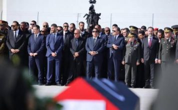 Home Affairs Minister attends ceremony for Libyan general who died in plane crash