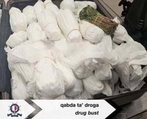 Police drugs find at airport Dec 9