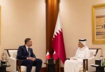 Deputy Prime Minister Ian Borg meets with the Prime Minister of Qatar