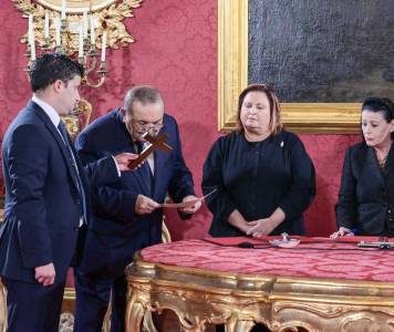 Dr Toni Abela takes oath of office as the first Commissioner for Judicial Standards