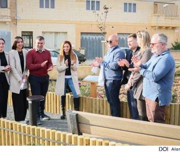 Works underway at Għaxaq park as new Ġnien għall-Familja is inaugurated
