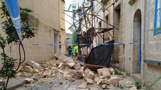 The facts regarding the building collapse in Vittoriosa: Ministry for Social and Affordable Housing