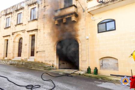 Fire in Gharb Gozo