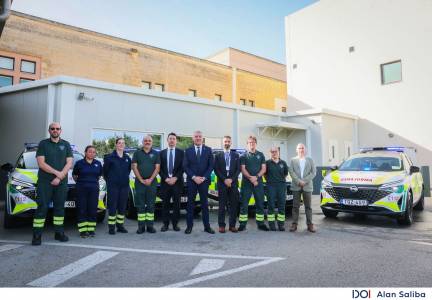 Six new rapid response vehicles at Mater Dei Hospital