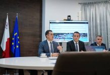 A fleet of four passenger ships and a cargo ship for the long-term plan for connectivity between the two islands