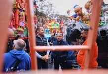 Prime Minister Robert Abela meets with Carnival enthusiasts at St. James’s Moat