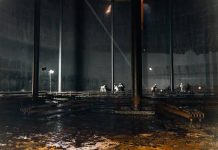 Cleaning operations underway on Heavy Fuel Oil storage tanks at the former San Lucian plant