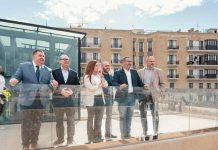 Works underway on the lift between Marsamxett and Mandraġġ