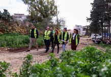 Garden irrigation reservoirs under construction in Fgura