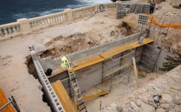 Ongoing works on a €3 million project to end the need for private cesspits for residents at Wied iż-Żurrieq