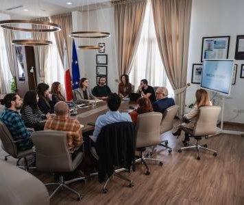 Shape Your Space: Members of the ‘Manoel Island: Post Għalina’ movement in a meeting with Minister Dalli