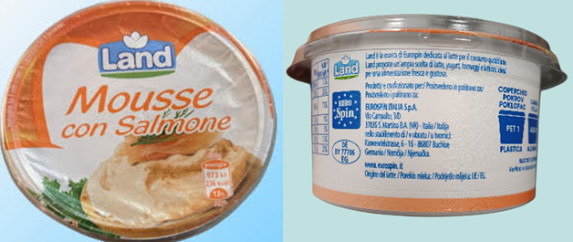 Salmon mousse: Do not eat