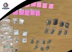 Motorcyclist arrested on drugs charges