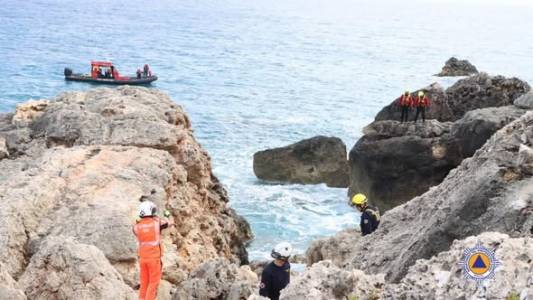 Civil Protection rescue youth in Nadur March 29