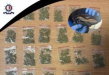 Drugs, knuckle duster and cash found as man arrested