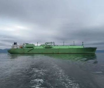 Russian tanker Arctic Metagaz on fire in Mediterranean
