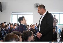 Education and future career aspirations, among the themes discussed by the Prime Minister and students at De La Salle school