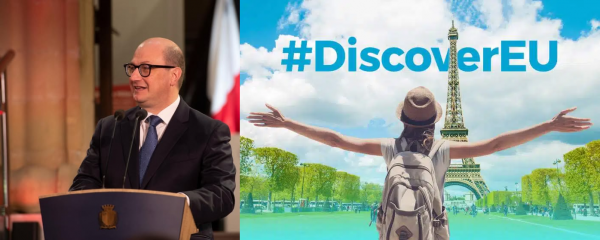 Minister for EU Funds Stafan Zrinzo Azzopardi Discover EU