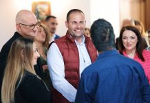 Prime Minister Robert Abela meets residents at Dar Shalom on the 10th anniversary of its opening