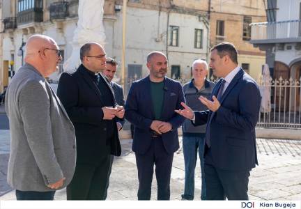 Minister for Home Affairs, Security and Employment, Byron Camilleri and the Minister for Culture, Lands and Local Government, Owen Bonnici,