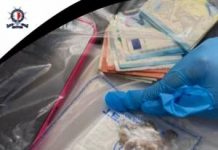 Man arrested on drugs charges and theft of mobile phone