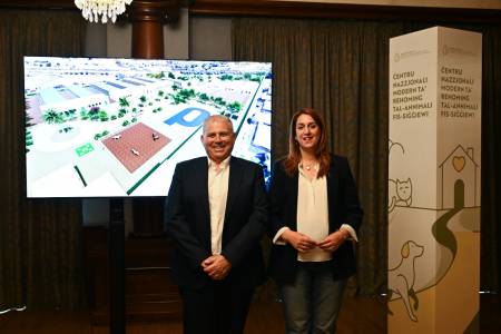 Minister Anton Refalo together with Parliamentary Secretary Alicia Bugeja Said announced the development of a new National Rehoming Centre,
