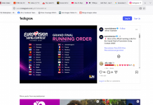 Eurovision Song Contest Final tonight and Aidan carries the hopes of Malta