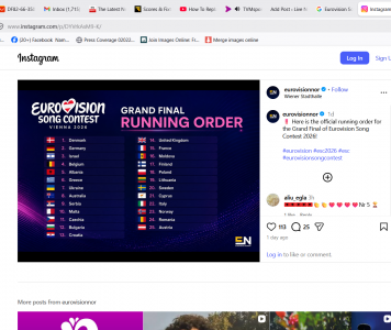 Eurovision Song Contest Final tonight and Aidan carries the hopes of Malta