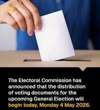 General Election – 30th May, 2026: Collection of Voting Documents