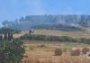 Firefighters tackle grass fire near Victoria, Gozo
