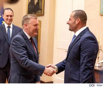 Prime Minister Robert Abela meets with European Commissioner Michael McGrath