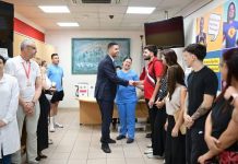 Deputy Prime Minister Ian Borg and Ministry staff mark World Blood Donor Day through a noble gesture
