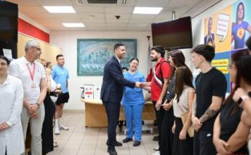 Deputy Prime Minister Ian Borg and Ministry staff mark World Blood Donor Day through a noble gesture