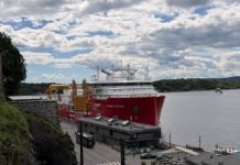 Cable-laying vessel for Malta–Italy second interconnector officially launched
