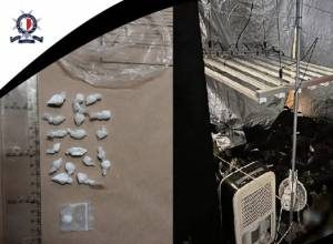 Four arrested on drugs charges in two separate police raids