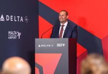 Strengthening connectivity and expanding our country’s ambitions – Prime Minister Robert Abela after the first historic direct flight by Delta Airlines from New York to Malta