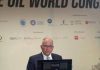 Minister Anton Refalo addresses the opening of the World Olive Oil Congress in Lisbon