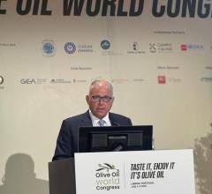 Minister Anton Refalo addresses the opening of the World Olive Oil Congress in Lisbon