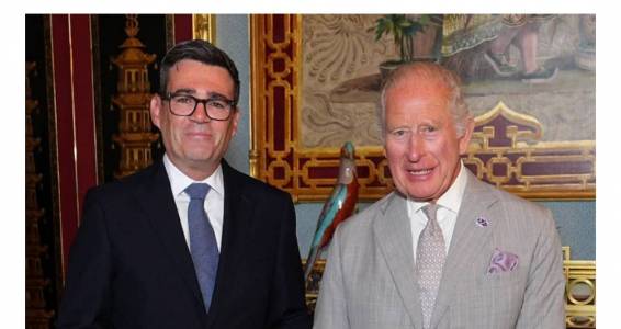 Andy Burnham meets King