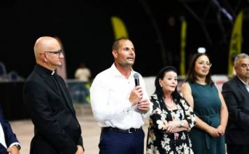 During the Volleyball Marathon in aid of Dar tal-Providenza, Prime Minister Robert Abela announces the entry into force of two important laws in the field of disability