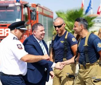 All members of the Civil Protection Department now certified according to international training standards
