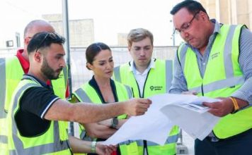 Works underway on two gardens in Mtarfa