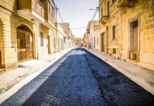 The 17th residential road, Triq San Duminku, Rabat, Gozo, is completed.