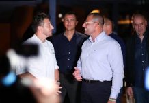 Prime Minister meets Gozitan chef Giovann Attard at Aqua Roma in New York