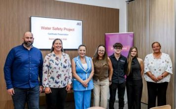 The first group of the water safety program for children with autism successfully completed