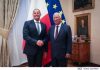 Prime Minister Robert Abela welcomes European Council President António Costa to Malta