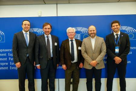 Minister for Gozo Clint Camilleri participated in a high-level discussion with Ms Gesine Meissner, European Coordinator and representatives of the Conference of Peripheral Maritime Regions (CPMR)